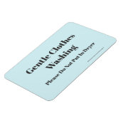 Gentle Clothes Washing - mit Website-Adresse Magnet (Linke Seite)