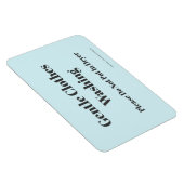 Gentle Clothes Washing - mit Website-Adresse Magnet (Rechte Seite)
