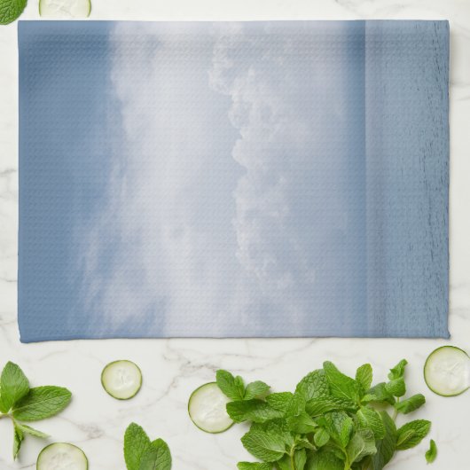 Gentle Cloudy Ocean Breeze 1 Geschirrtuch (Gefaltet)