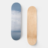 Gentle Cloudy Ocean Breeze 1 Skateboard (Vorderseite)