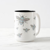 "Gentle Coffee Drinkers" Zweifarbige Tasse (VorderseiteRechts)