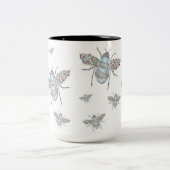 "Gentle Coffee Drinkers" Zweifarbige Tasse (Mittel)