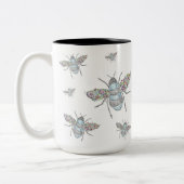 "Gentle Coffee Drinkers" Zweifarbige Tasse (Links)