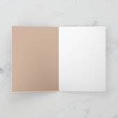 Gentle Cream Rose Karte (Innenseite)