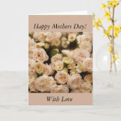 Gentle Cream Rose Karte (Gelbe Blume)