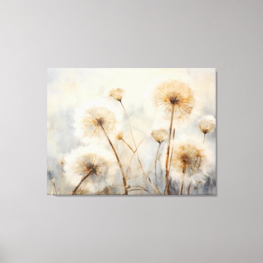 Gentle Dandelion Breeze Leinwanddruck (Vorderseite)