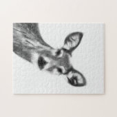 Gentle Deer Face Puzzle (Horizontal)