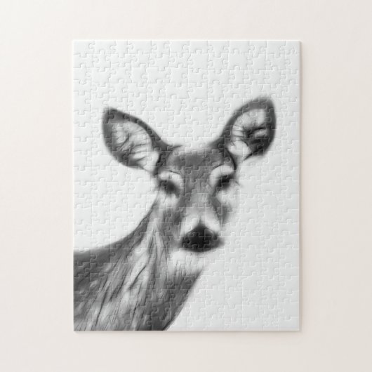 Gentle Deer Face Puzzle (Vertikal)