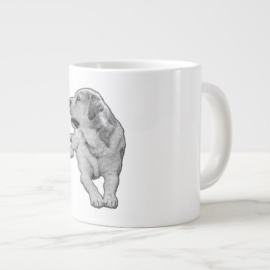 Gentle Dots, Loyal Blize Jumbo-Tasse (Vorderseite Rechts)