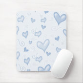 Gentle Elegant Hearts Mousepad (Mit Mouse)
