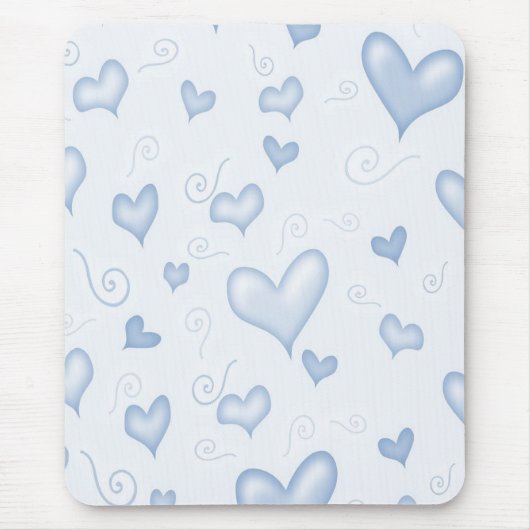 Gentle Elegant Hearts Mousepad (Vorne)