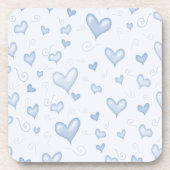 Gentle Elegant Hearts Untersetzer (Vorderseite)