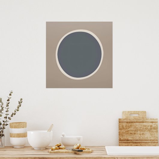 Gentle Ellipse Art - Gestalten über die Leinwand h Poster (Küche)