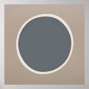 Gentle Ellipse Art - Gestalten über die Leinwand h Poster
