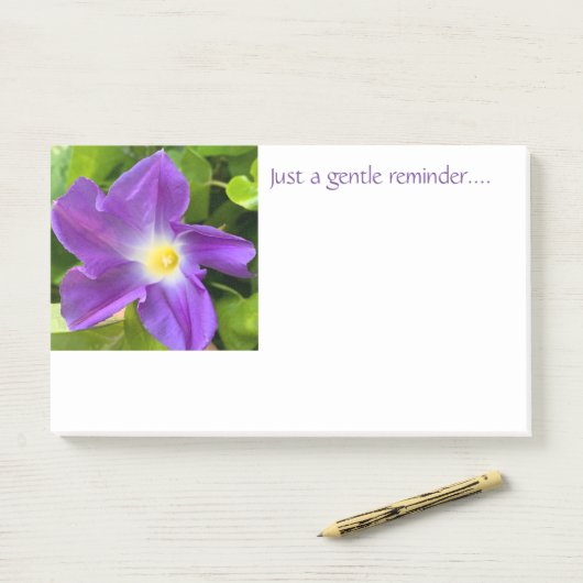 Gentle Erinnerung post-it Klebezettel (Auf Schreibtisch)