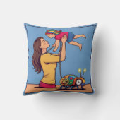 Gentle Erinnerung: "You Are Enough" in Mauve & Cre Kissen (Rückseite)