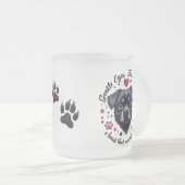 Gentle Eyes, Fierce Liebe - Hunde Mattierte Tasse (VorderseiteRechts)