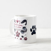 Gentle Eyes, Fierce Liebe Tasse (Vorderseite Links)