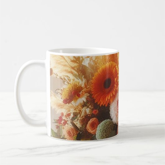Gentle Fall Blume Kaffee Tasse (Links)