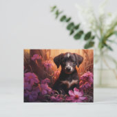 Gentle Furball Postkarte (Stehend Vorderseite)