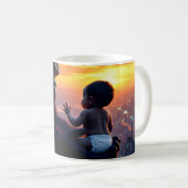 Gentle Giant & Baby bei Sunset Kaffeetasse (VorderseiteRechts)
