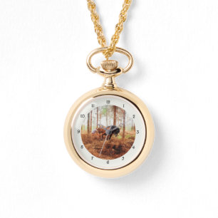 Gentle Giant - Entwurf von Hauling Logs für Pferd Armbanduhr