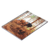 Gentle Giant - Entwurf von Hauling Logs für Pferde Notizblock (Linke Seite)