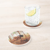 Gentle Giant - Entwurf von Hauling Logs für Pferde Untersetzer (Seite)