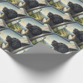 Gentle Giant Newfoundland Scenic Road Trip Wrap Geschenkpapier (Ecke)