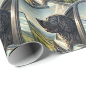 Gentle Giant Newfoundland Scenic Road Trip Wrap Geschenkpapier (Rolleneckpunkt)