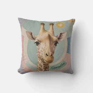 Gentle Giant: Pastel Giraffe Kissen