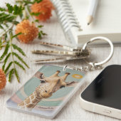 Gentle Giant: Pastel Giraffe Schlüsselanhänger (Vorderseite rechts)