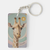 Gentle Giant: Pastel Giraffe Schlüsselanhänger (Rückseite)