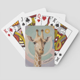 Gentle Giant: Pastel Giraffe Spielkarten