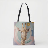 Gentle Giant: Pastel Giraffe Tasche (Vorderseite)