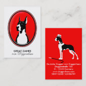 Gentle Giants Business Cards Visitenkarte (Vorne/Hinten)