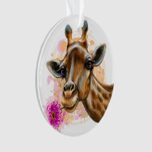 Gentle Giraffe Acrylschmuck