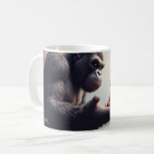 Gentle Gorilla Liebe Kaffeetasse (Vorderseite Links)