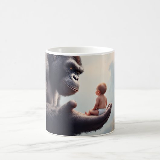 Gentle Gorilla Liebe Kaffeetasse (Mittel)