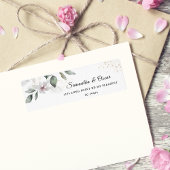 Gentle Greenery Watercolor Leaf & Blume | Gold