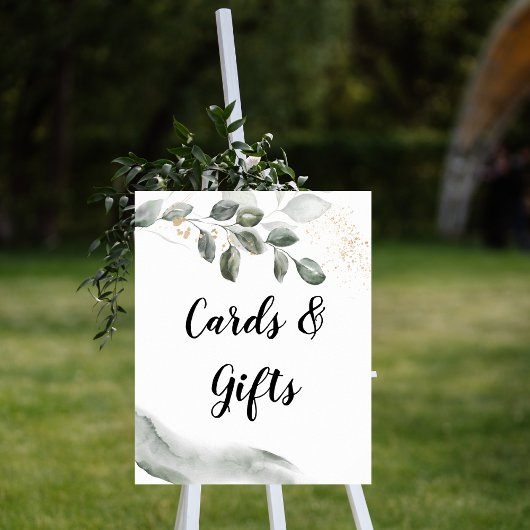 Gentle Greenery Watercolor Leaf | Goldstaub | Poster