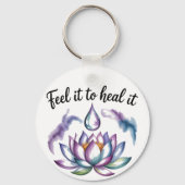 Gentle Growth – Aluminum Schlüsselanhänger (Rückseite)