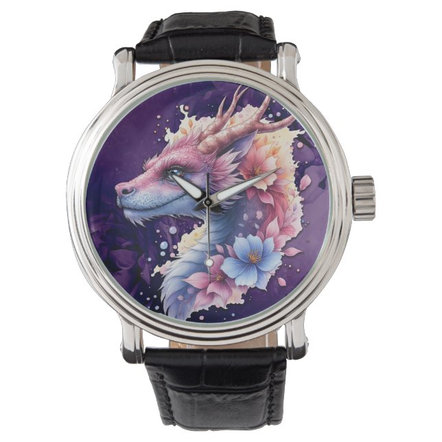 Gentle Guardian Dragon.  Armbanduhr (Vorderseite)