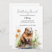 Gentle Guardian of the Meadow Einladung (Vorne/Hinten)