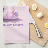 Gentle Halloween Spirits Geschirrtuch (Viertel Falte)