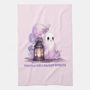 Gentle Halloween Spirits Geschirrtuch