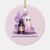 Gentle Halloween Spirits Keramik Ornament (Vorne)