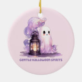 Gentle Halloween Spirits Keramik Ornament (Hinten)