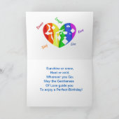 Gentle Heart Birthday Card Einladung (Innenseite)