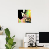 Gentle Kiss Poster - Malerei (Heimbüro)
